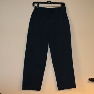 Lands' End Boys Navy School Uniform Pants Size 14
